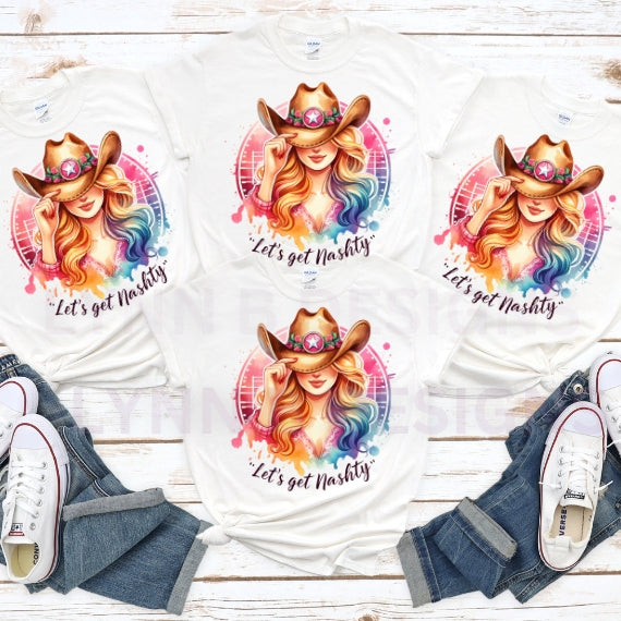 Let's Get Nashty Bachelorette Shirt Nashville