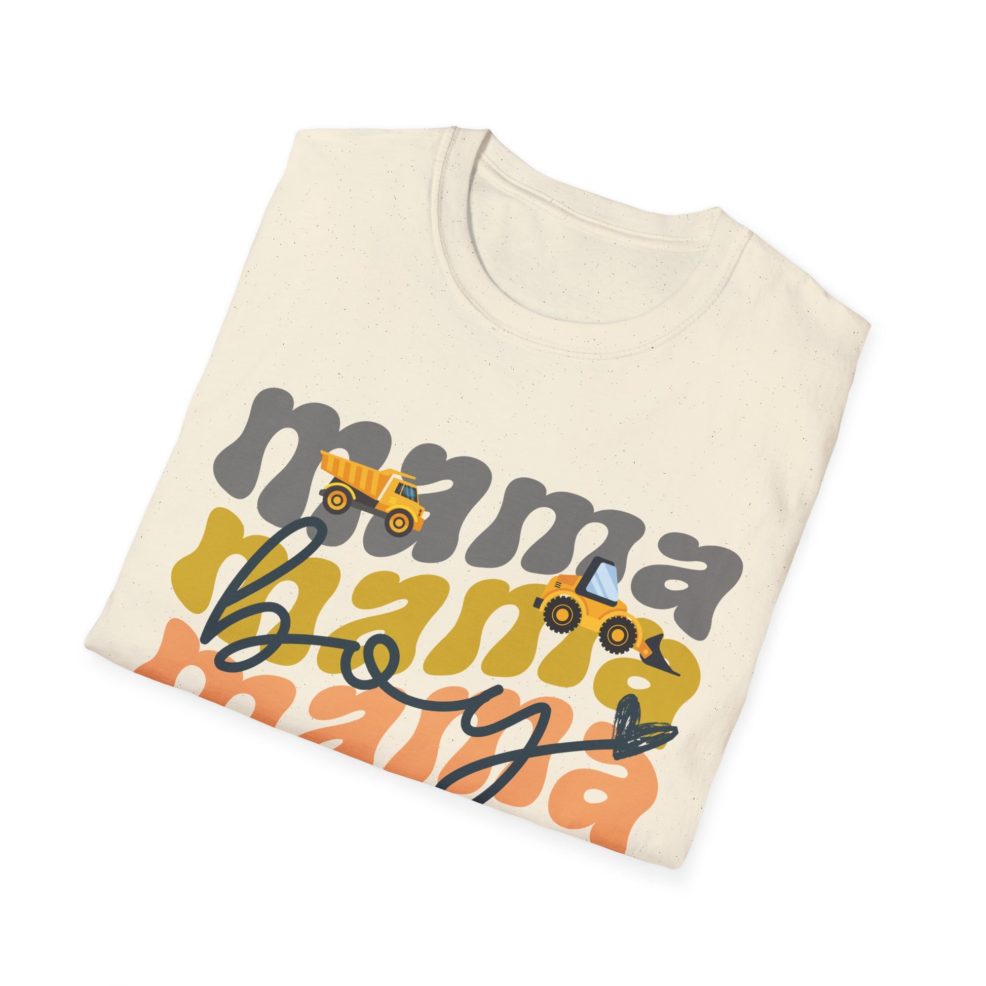 Boy Mama Shirt Construction Trucks