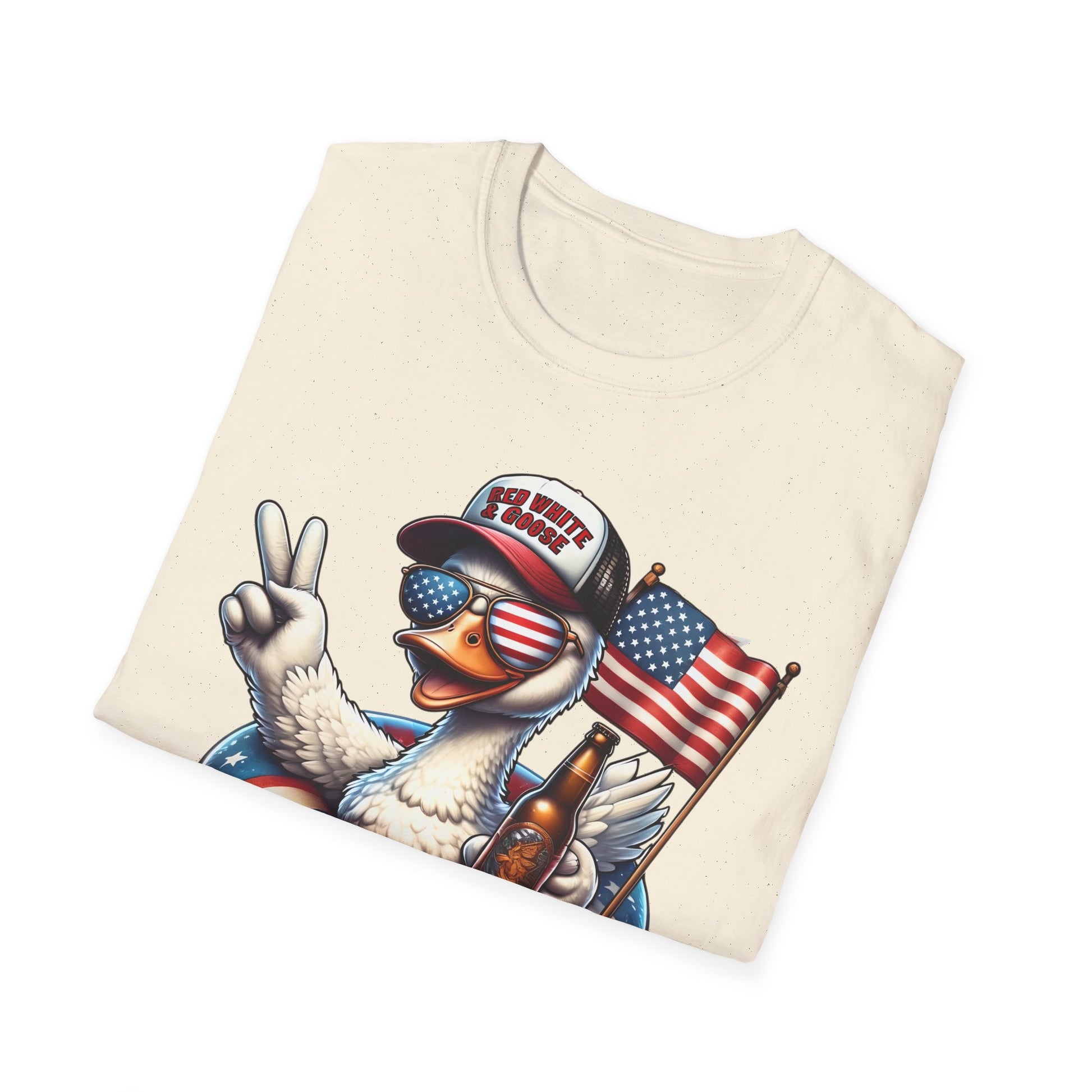 Red White and Goose Shirt