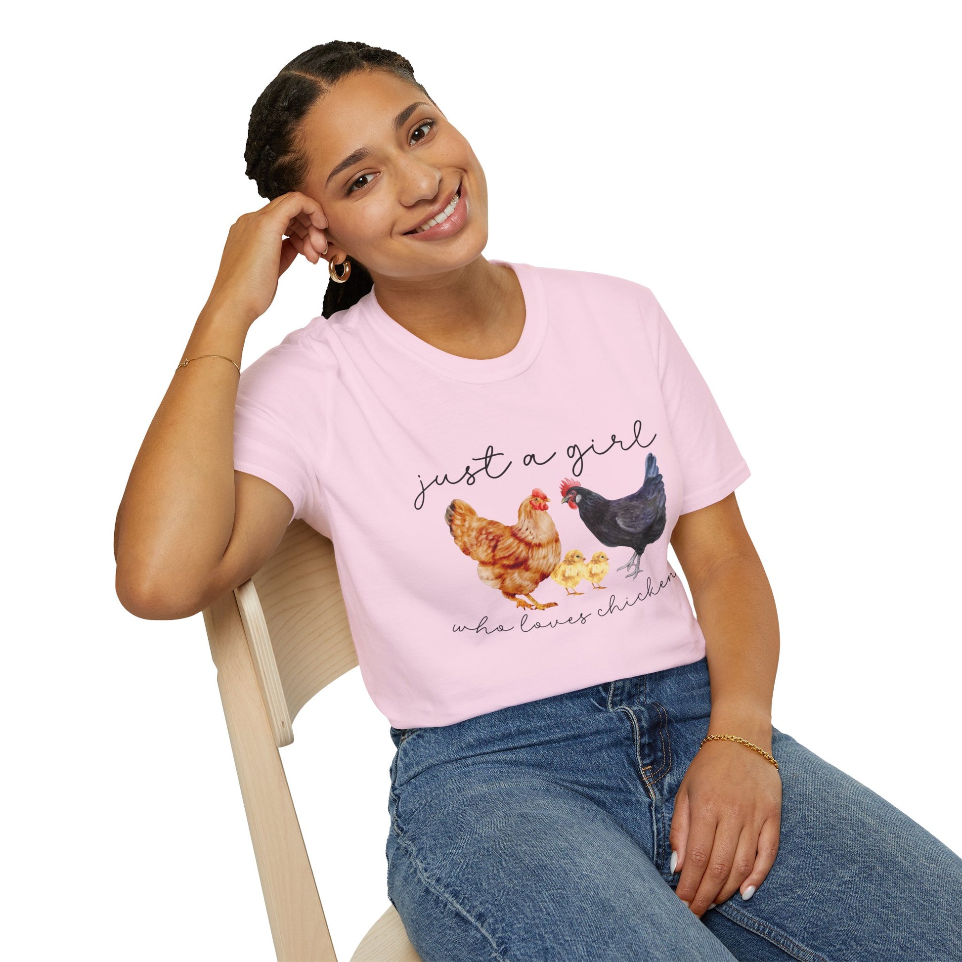 Just a Girl Who Loves Chickens T-Shirt
