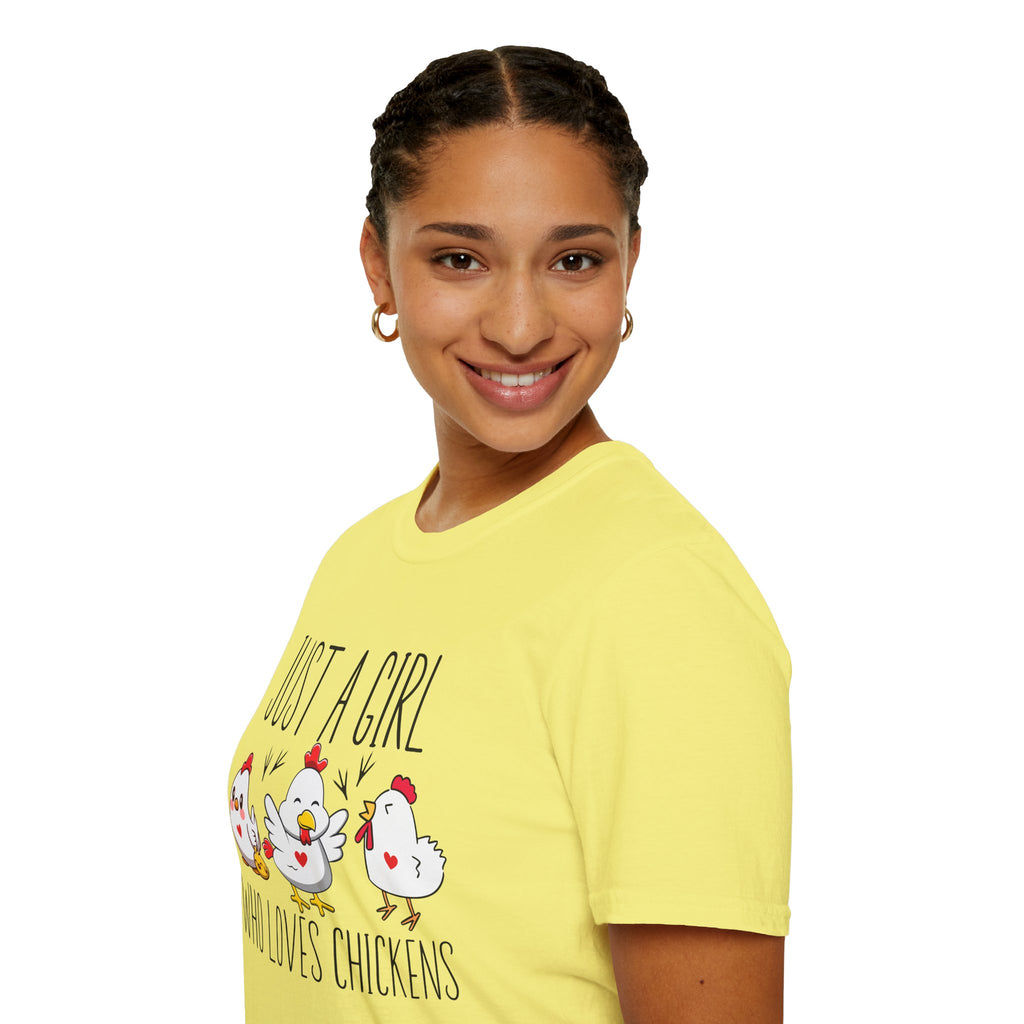 Just a Girl Who Loves Chickens Shirt