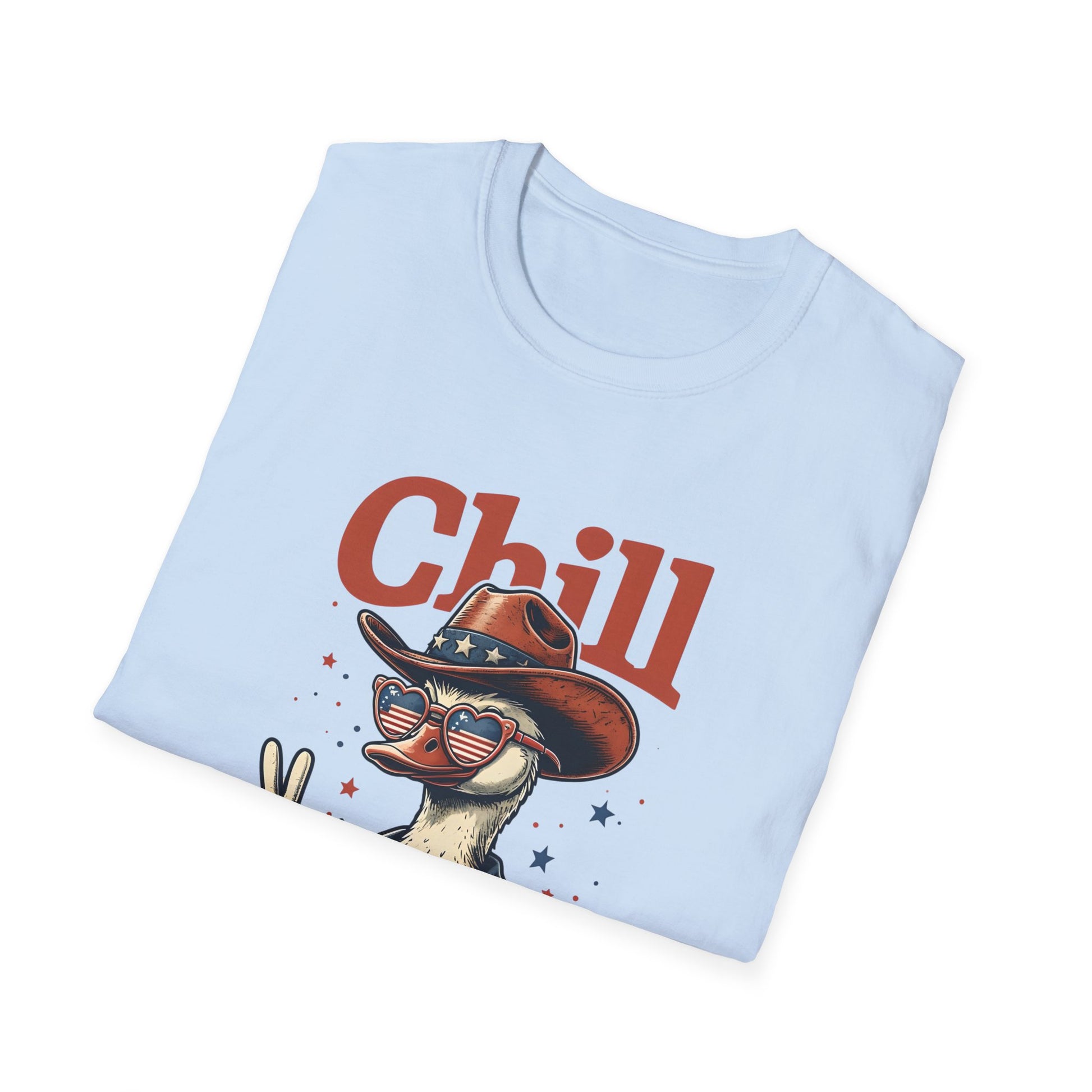 Chill the Fourth Out Goose 4th of July Shirt