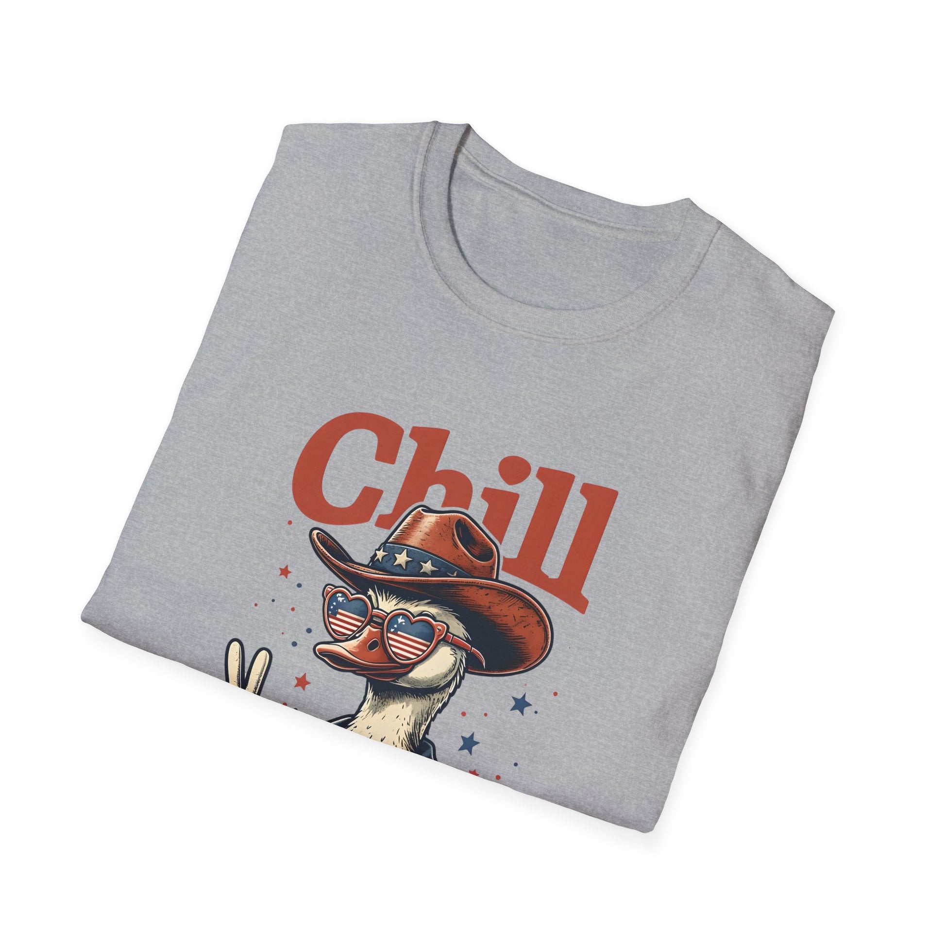 Chill the Fourth Out Goose 4th of July Shirt