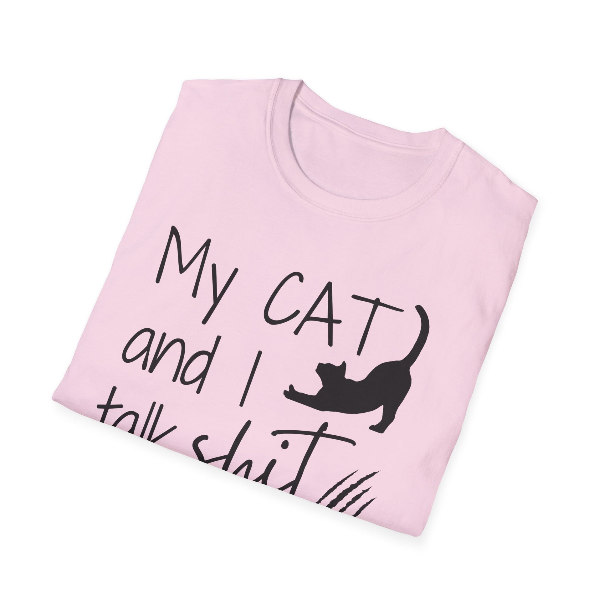 My cat and I talk shit about you shirt