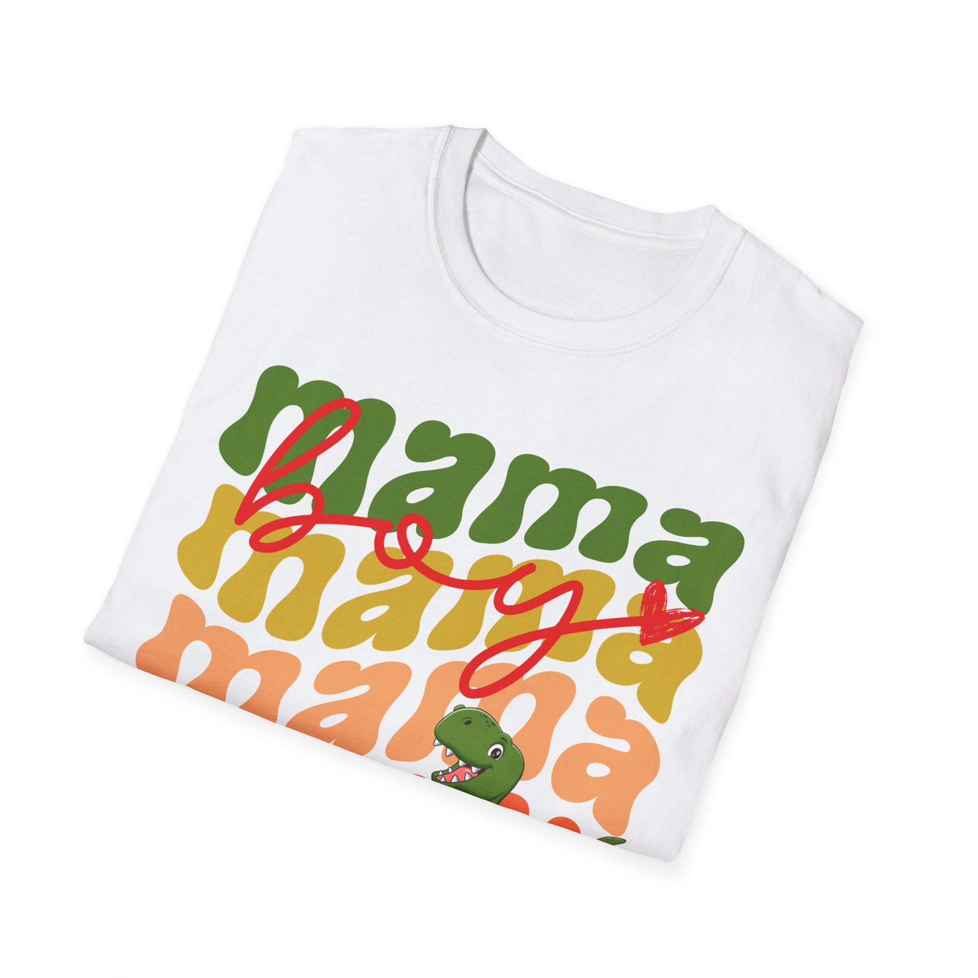Boy Mama Dinosaur T-Rex Shirt