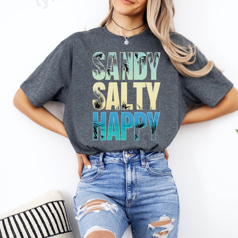 Sandy Salty Happy Shirt