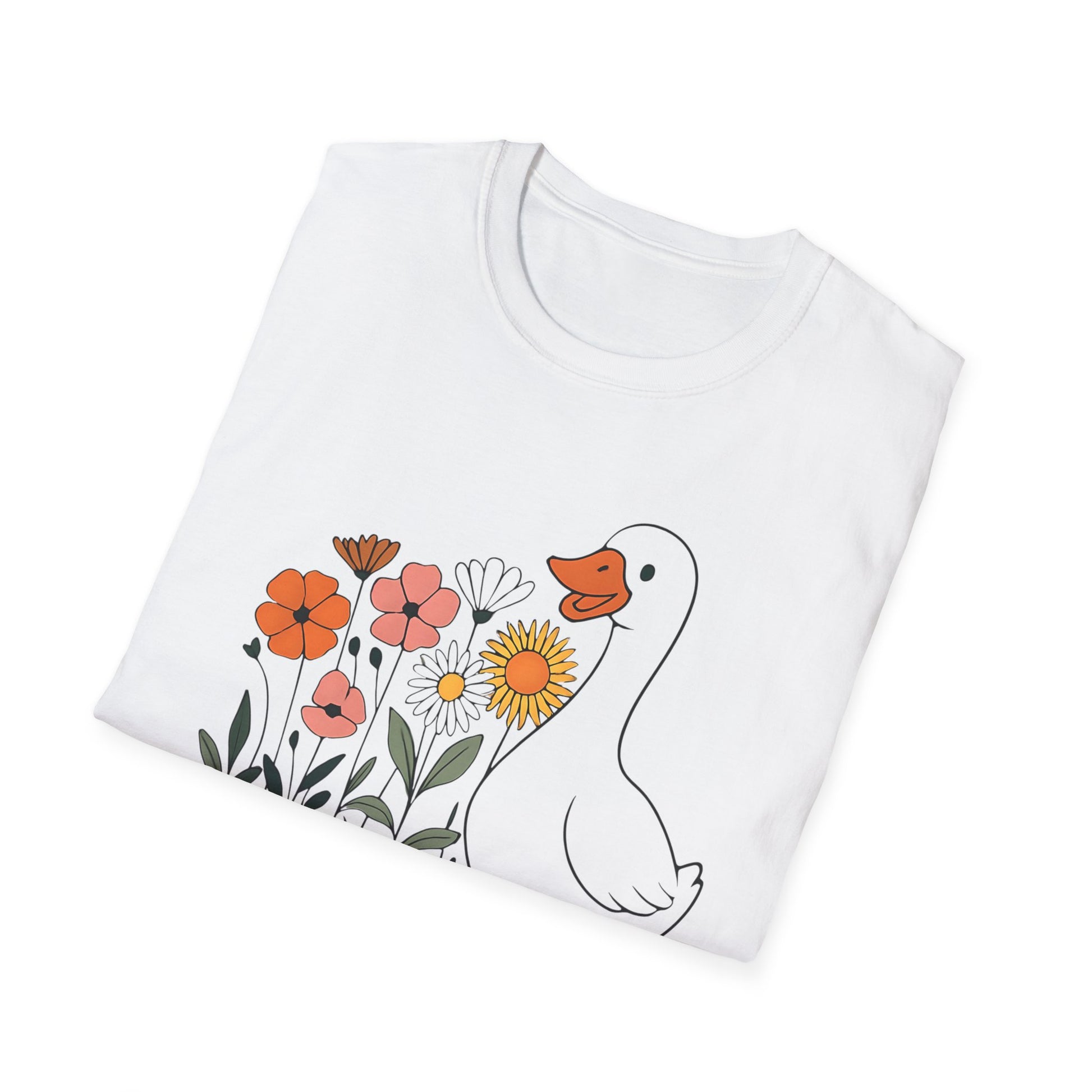 Honk if you love wildflowers goose shirt