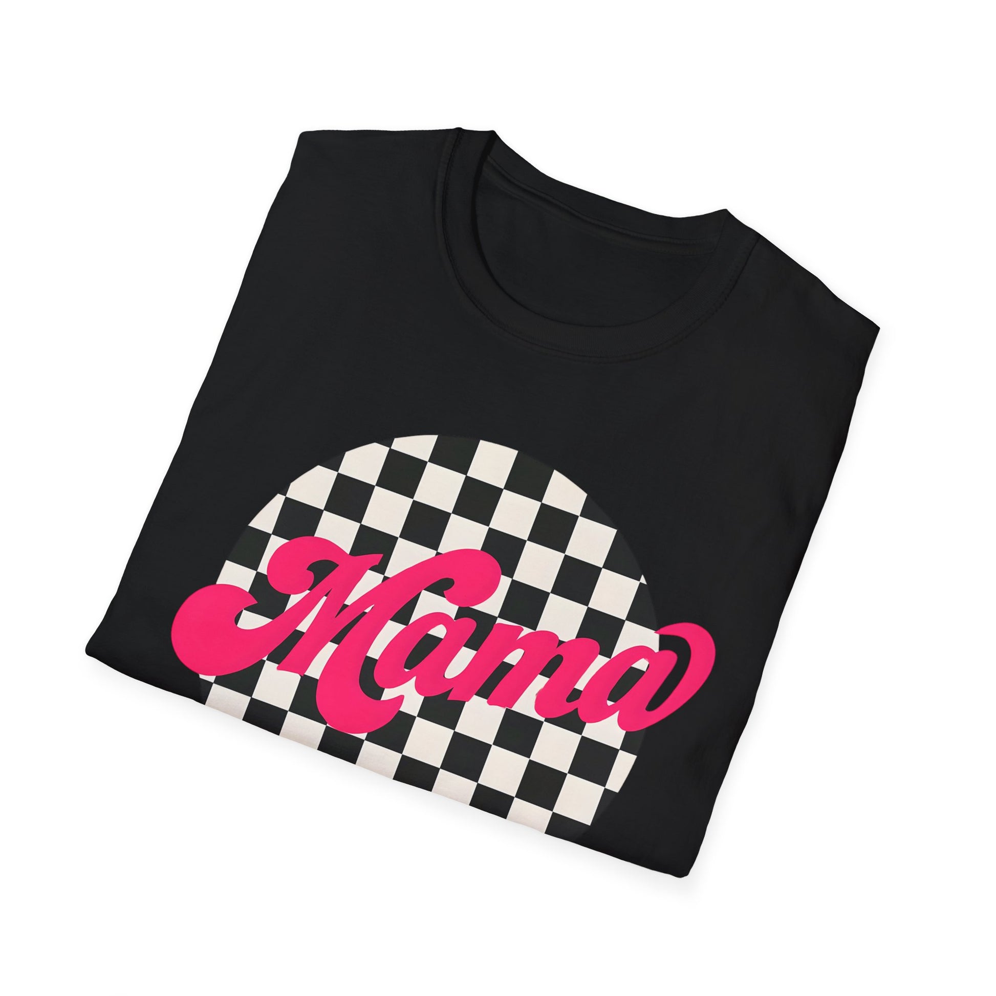 Mama Checkered Race Flag Shirt