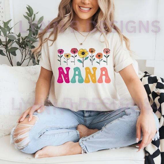 Floral Nana Shirt