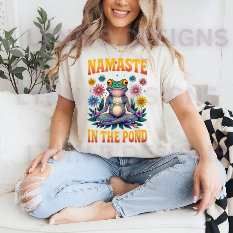 Namaste in the Pond Yoga Shirt