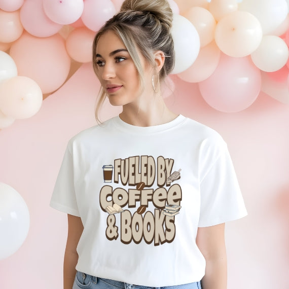 Fueled by Coffee & Books shirt