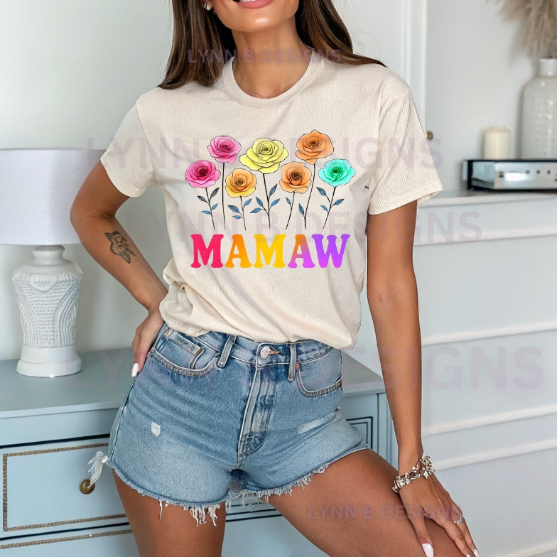 Mamaw Floral shirt
