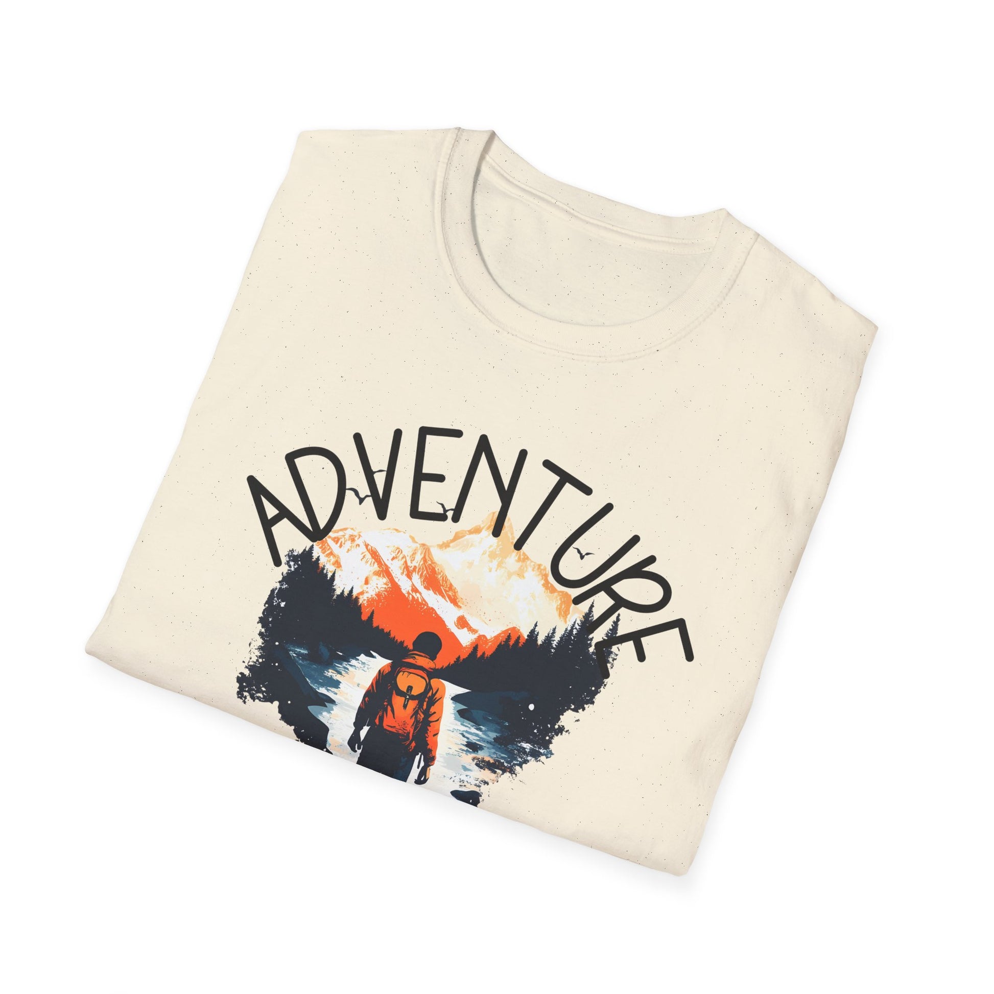 Adventure Awaits Shirt Hiking Mountain Climbing