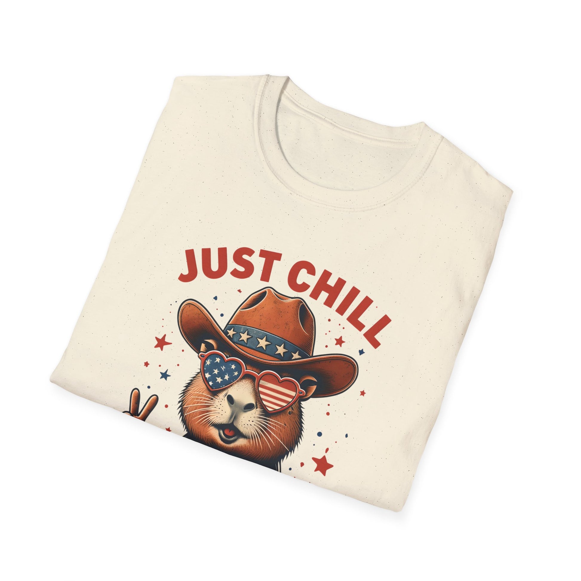 Just Chill the Fourth Out Shirt, Capybara 4th of July Shirt