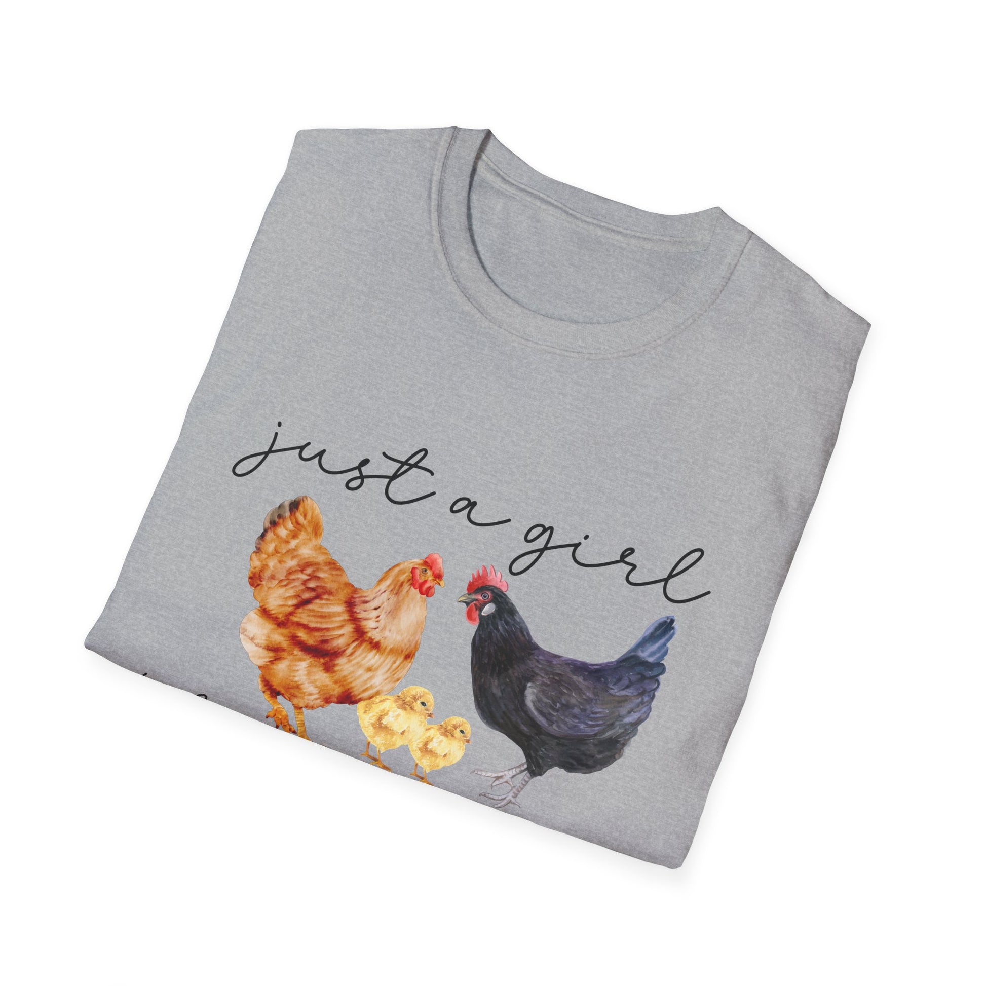Just a Girl Who Loves Chickens T-Shirt