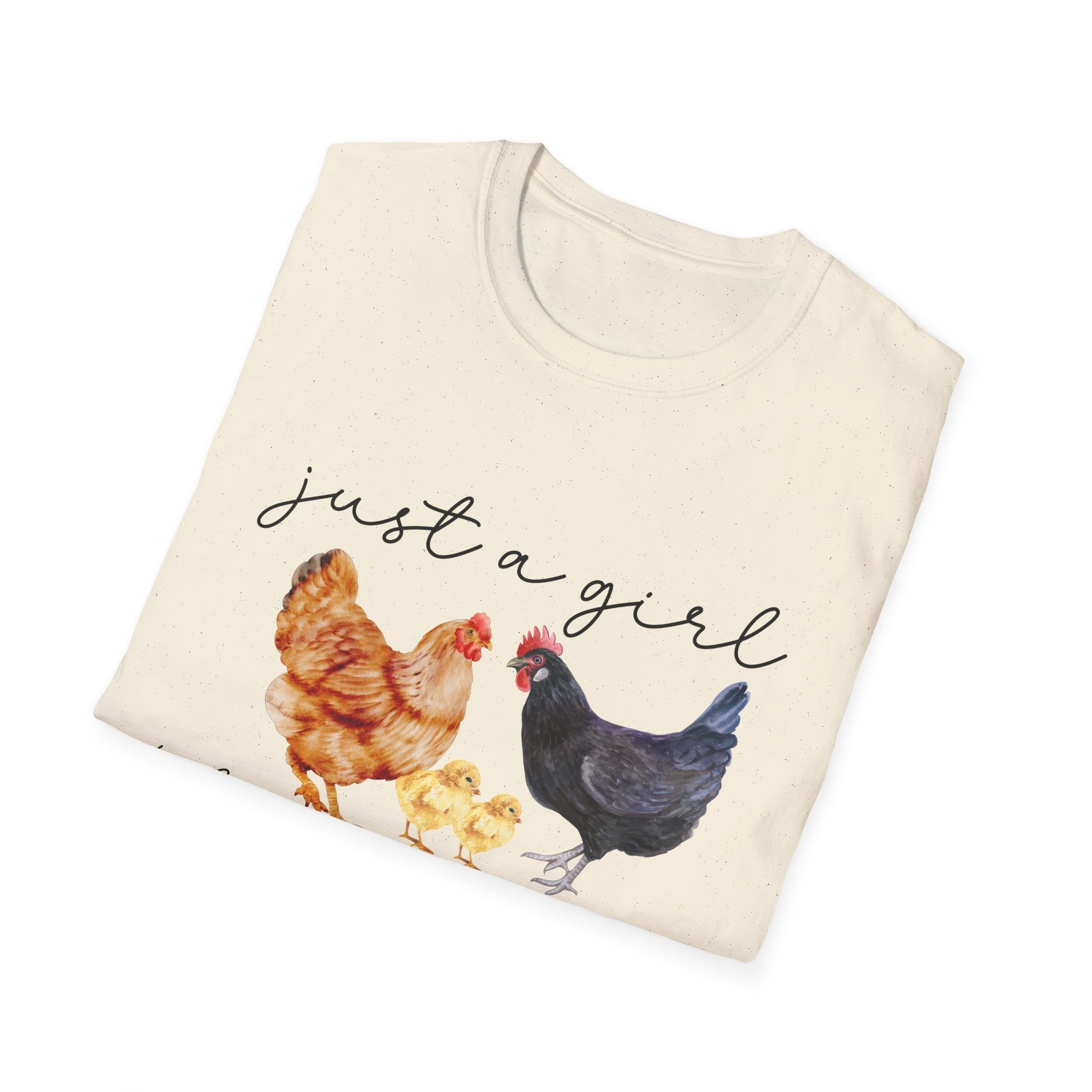 Just a Girl Who Loves Chickens T-Shirt