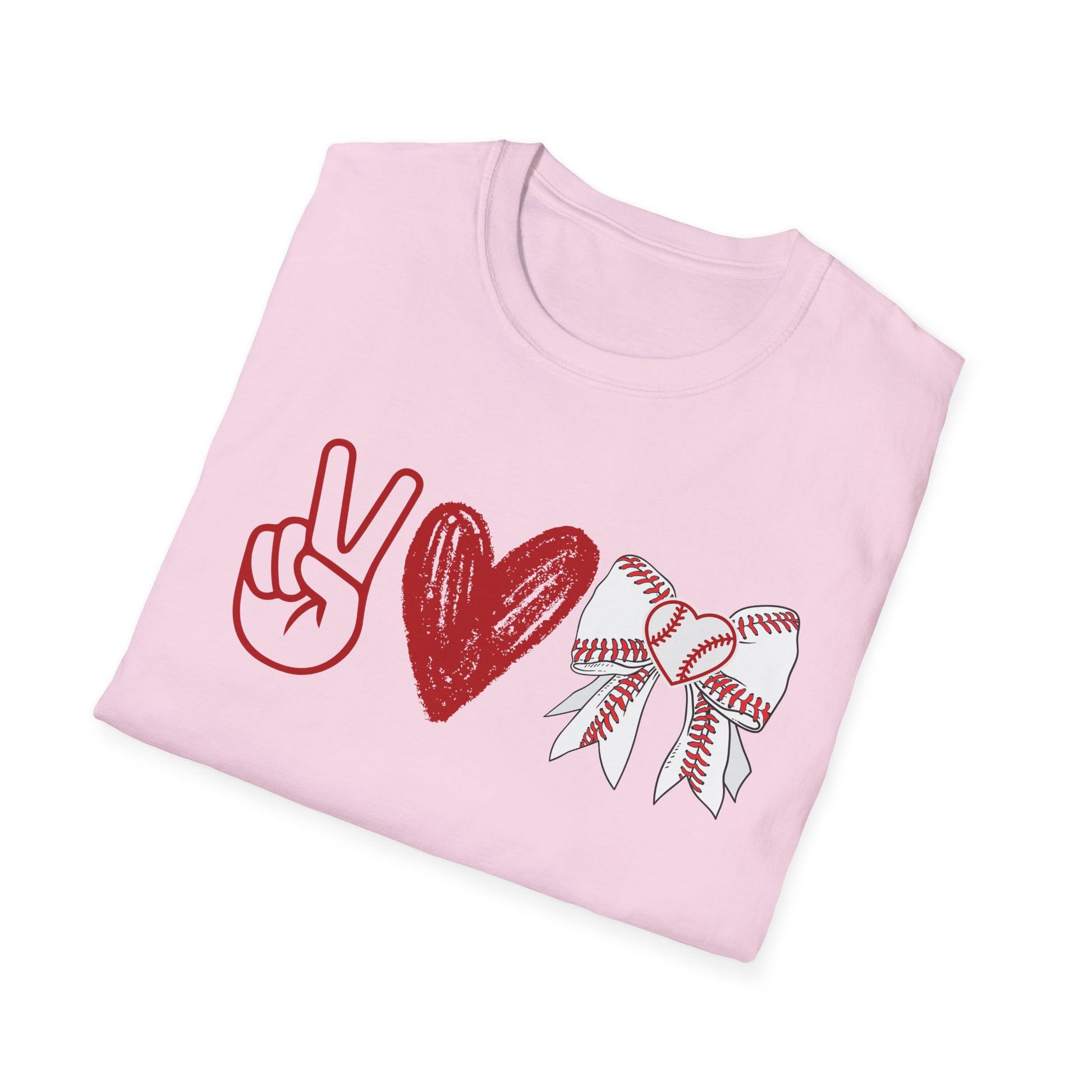 Peace Love Baseball Shirt