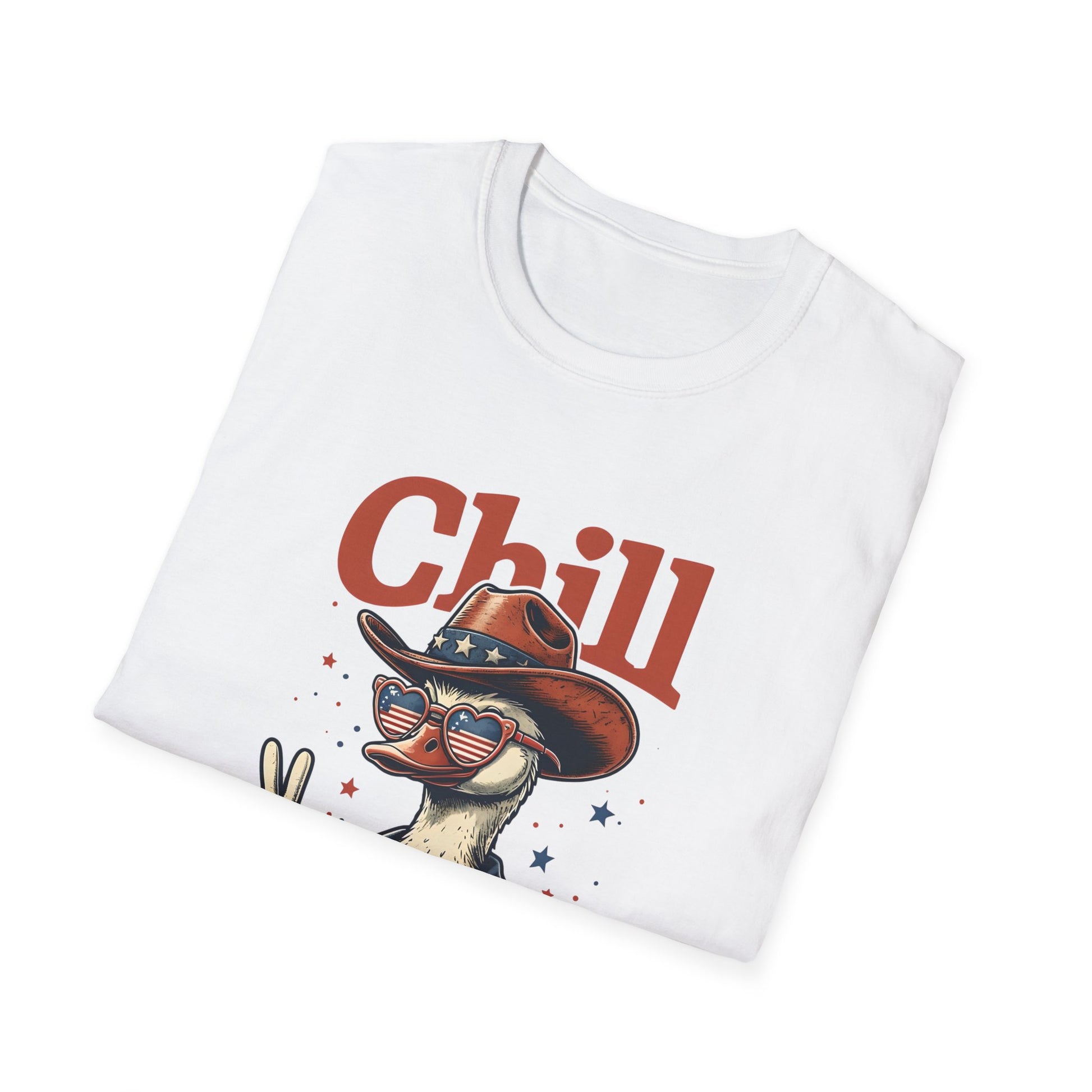 Chill the Fourth Out Goose 4th of July Shirt