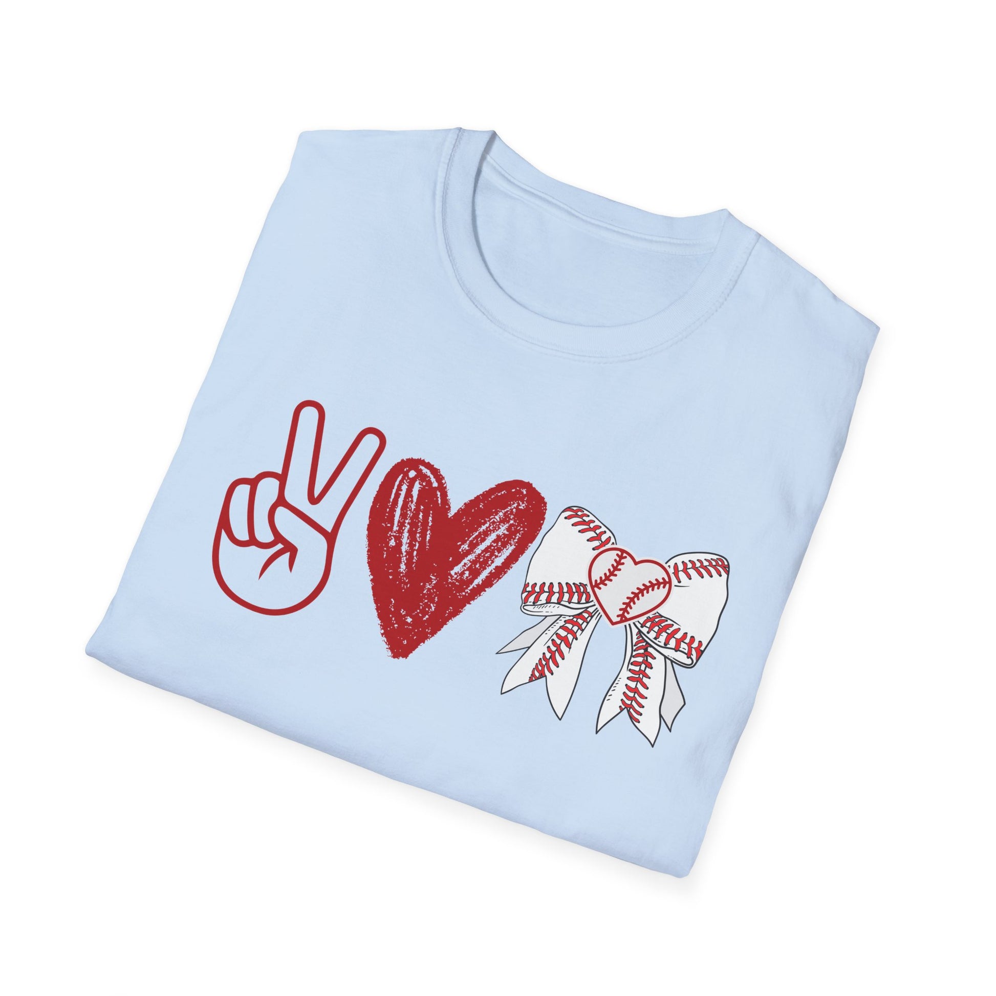 Peace Love Baseball Shirt