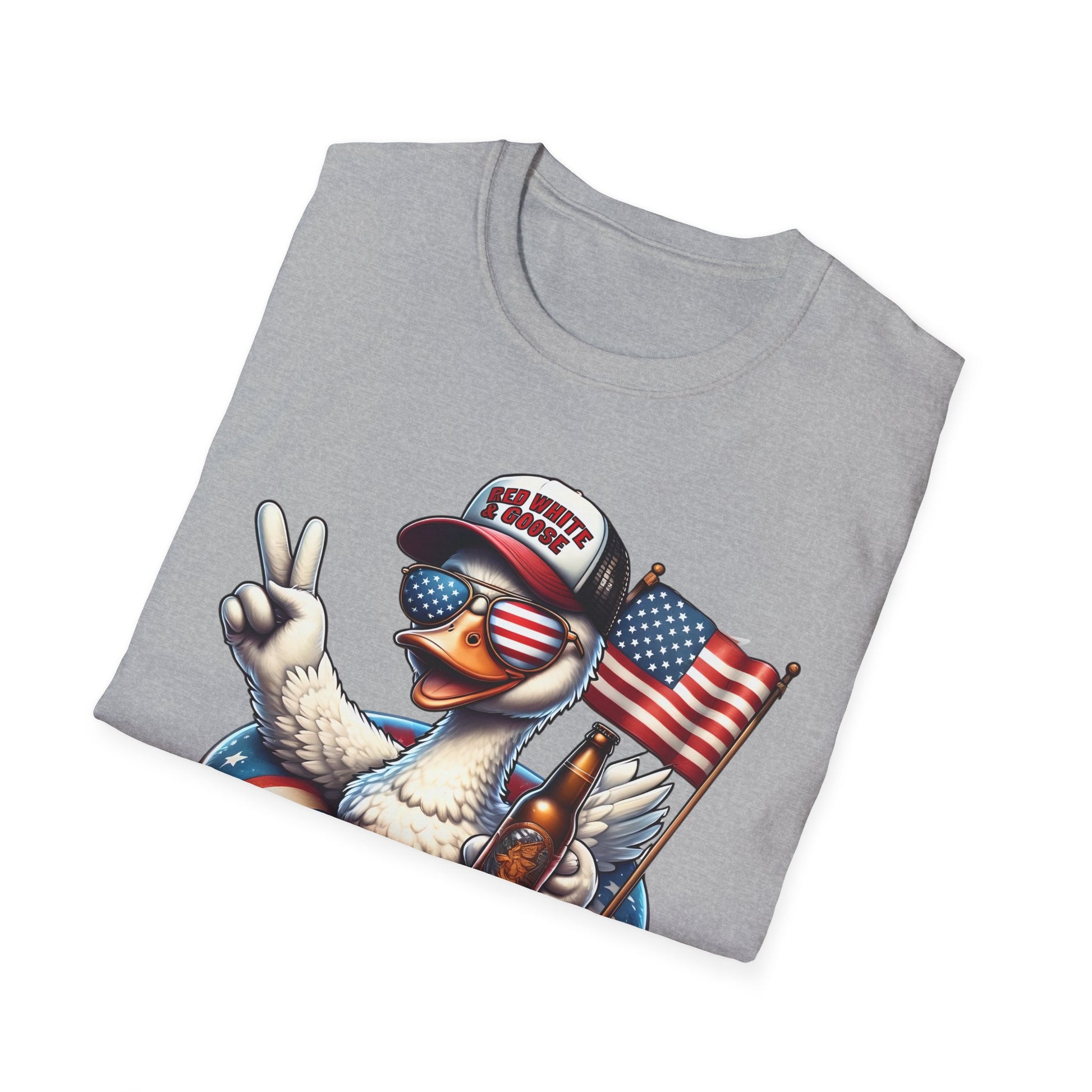 Red White and Goose Shirt