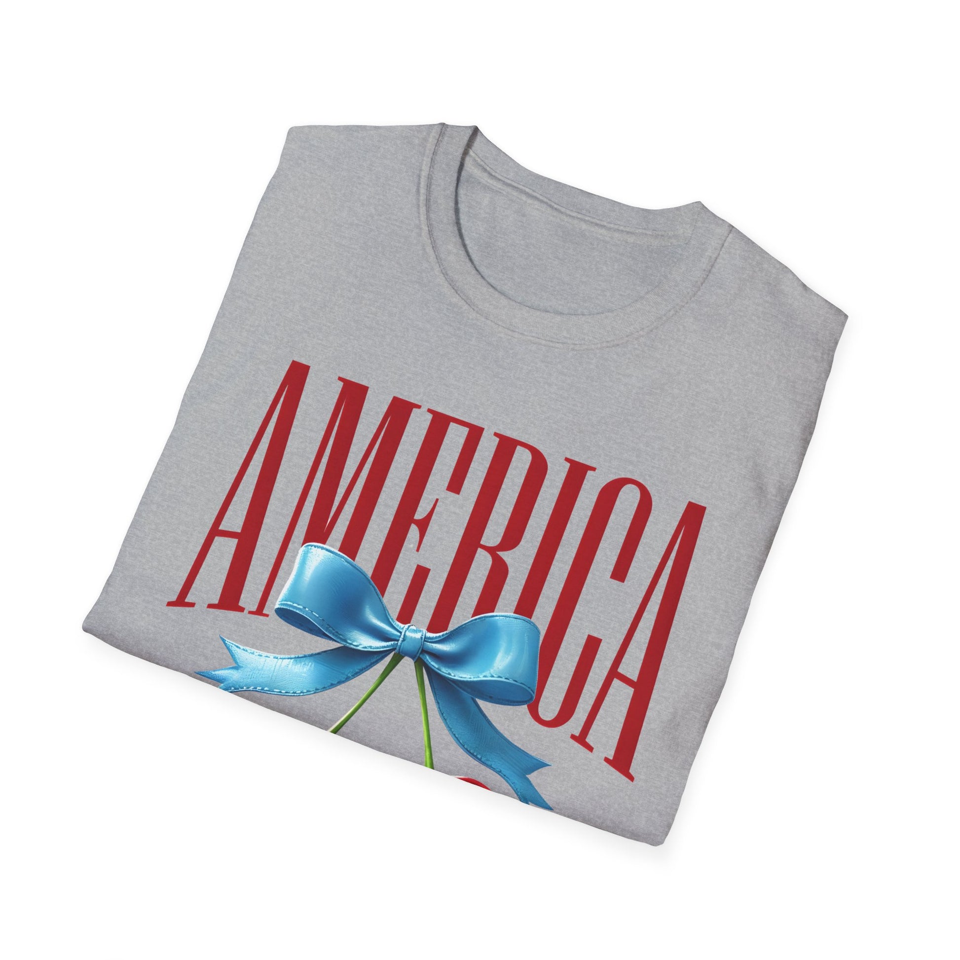 America Shirt, Coquette Cherries Patriotic Shirt