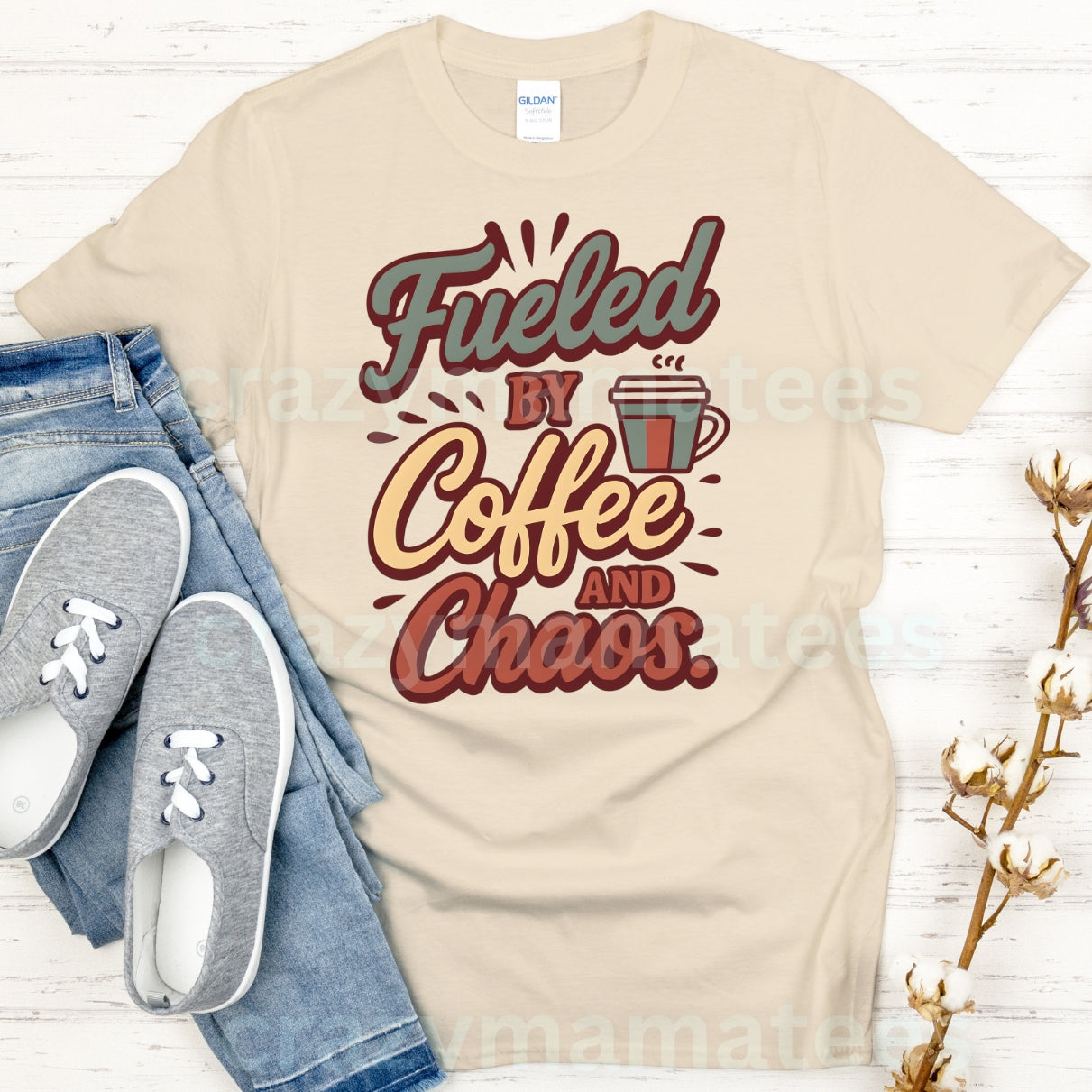 Fueled by Coffee and Chaos shirt