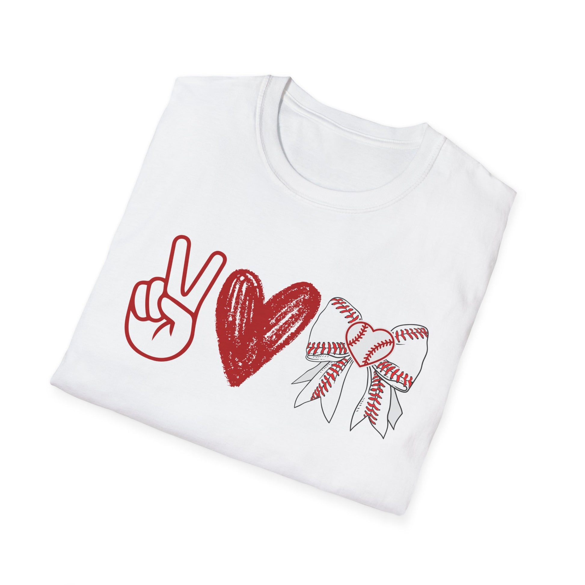 Peace Love Baseball Shirt