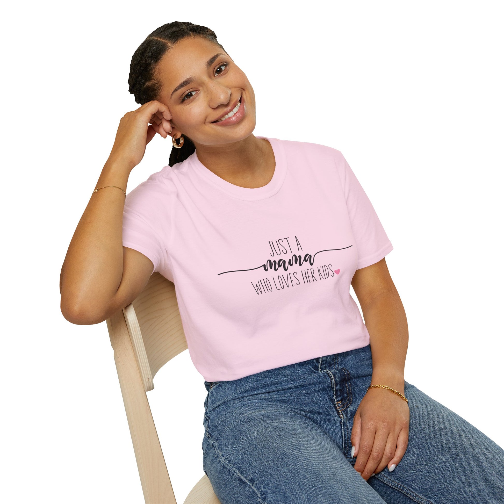 Just a Mama Who Loves Her Kids Shirt