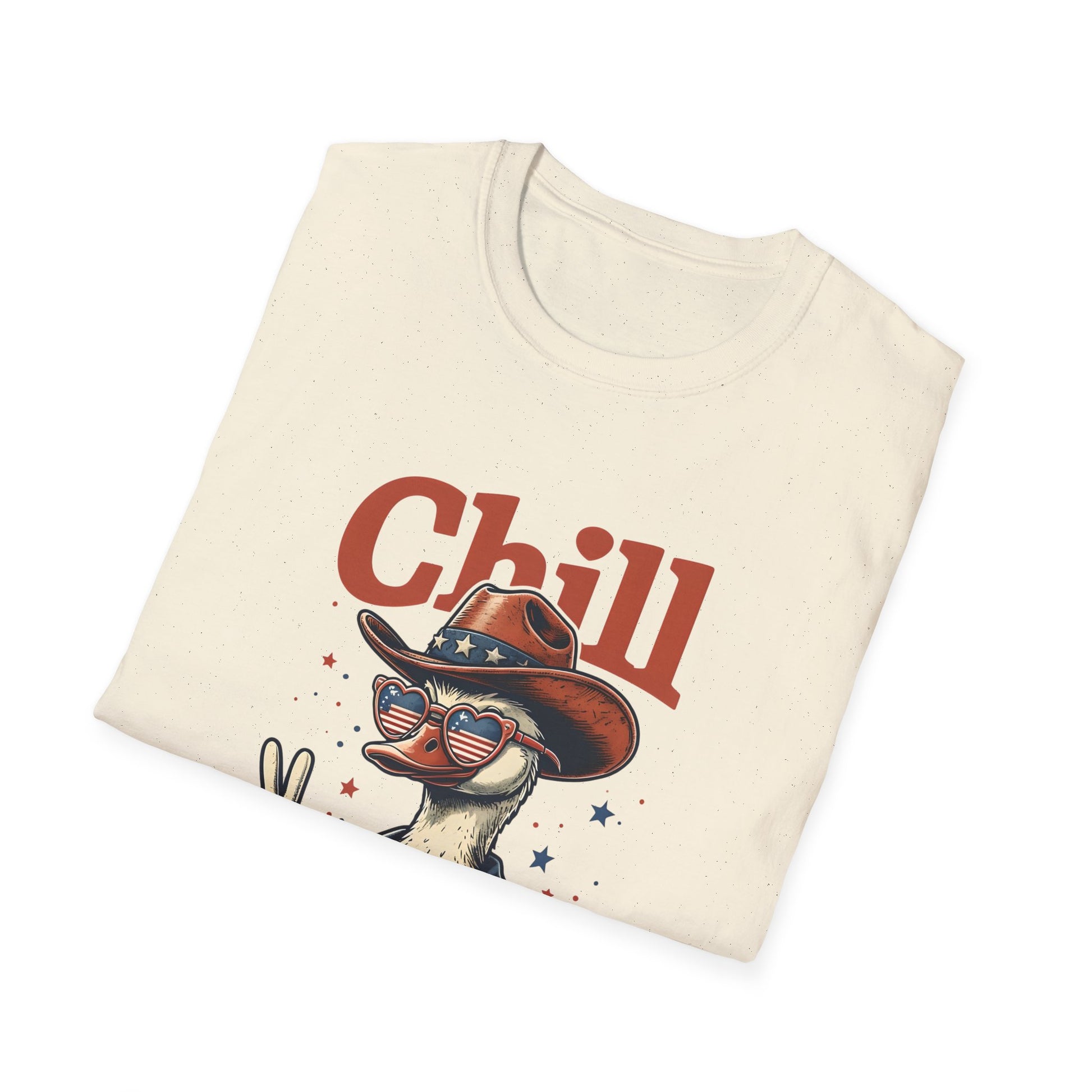 Chill the Fourth Out Goose 4th of July Shirt
