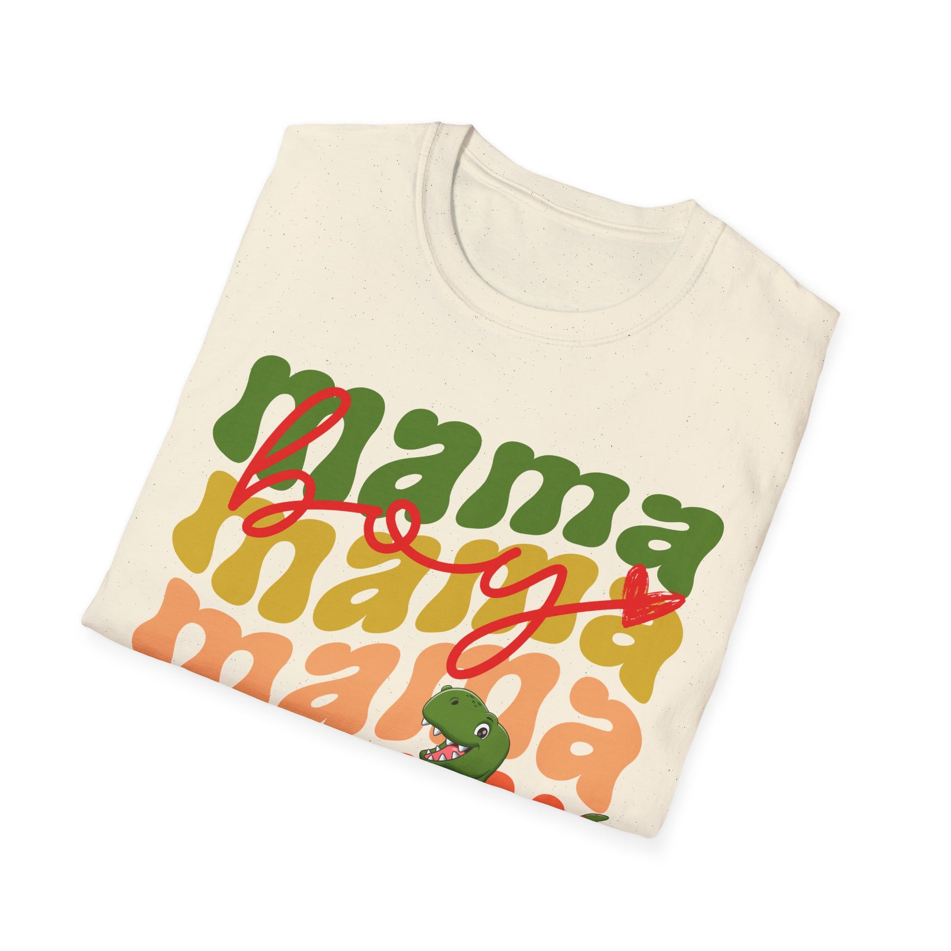 Boy Mama Dinosaur T-Rex Shirt